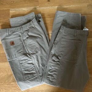 Carhartt Men's Tan Cargo Pants - 2 pairs